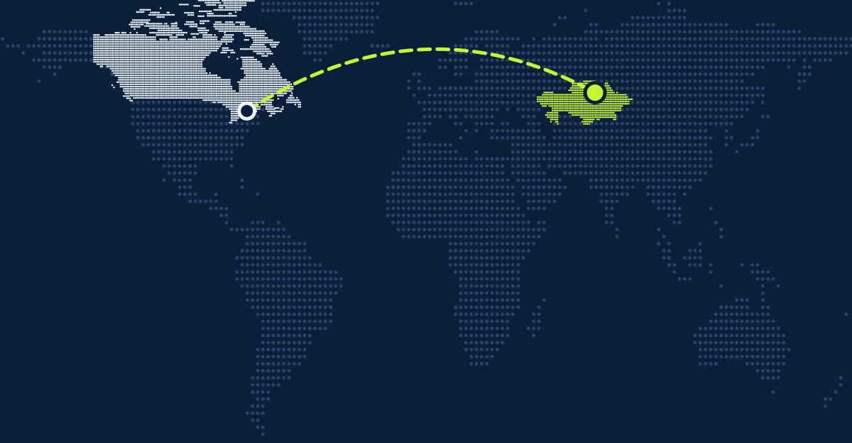 Canadá → Cazaquistão