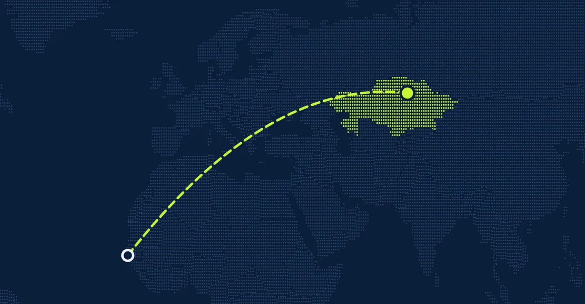 Gambia → Kazakhstan