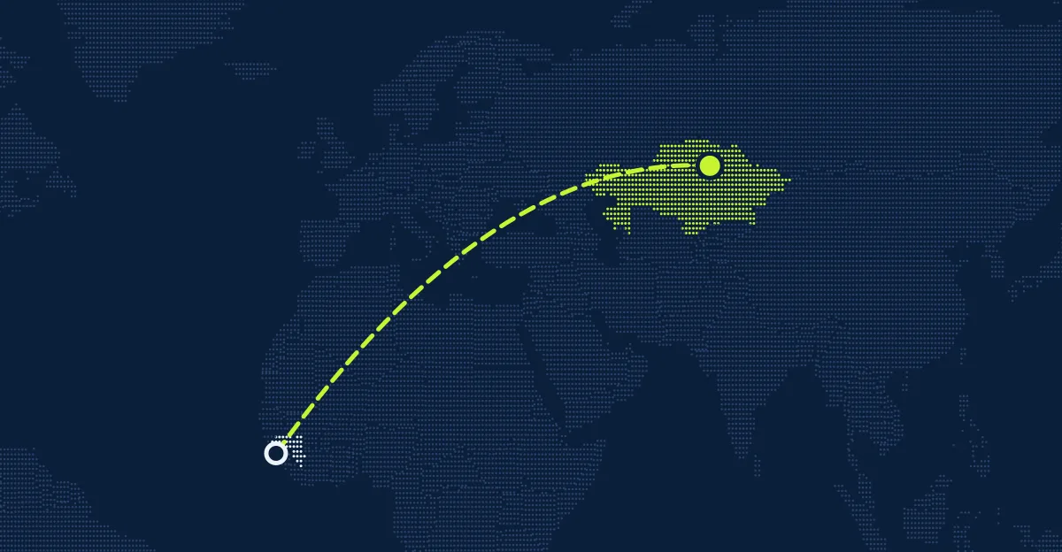 Guinea → Kasachstan