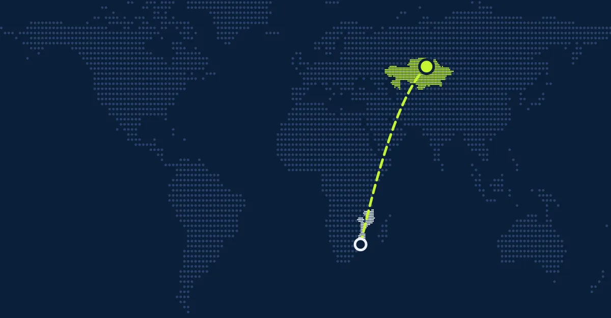 Mosambik → Kasachstan