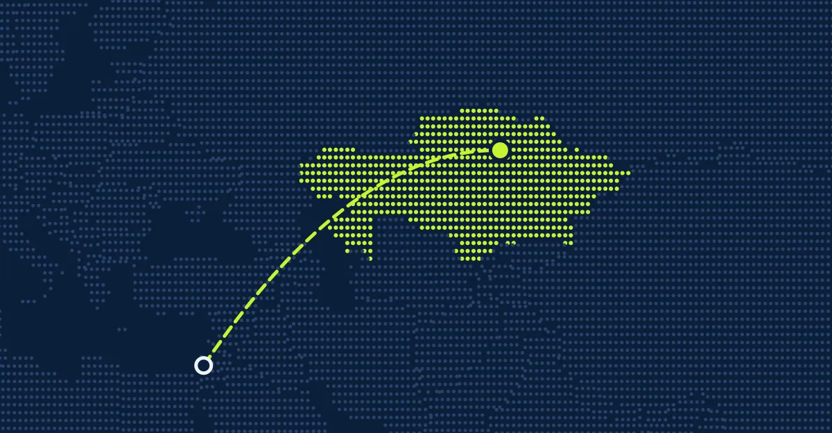 Territórios palestinos → Cazaquistão