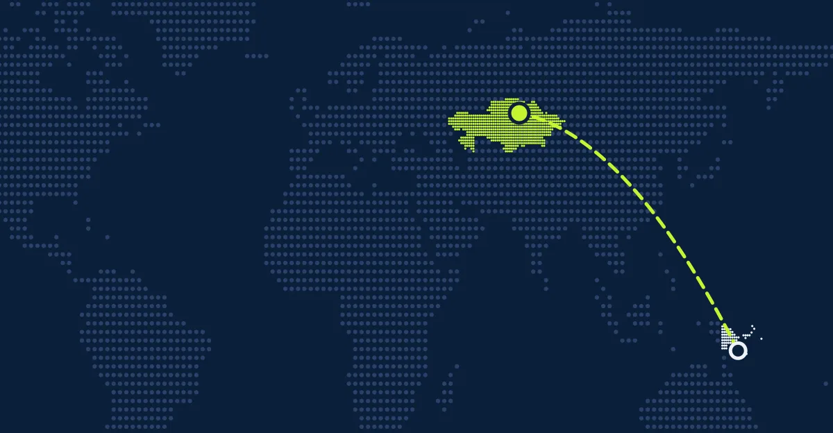 Papua-Nova Guiné → Cazaquistão