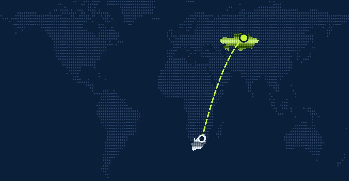 África do Sul → Cazaquistão