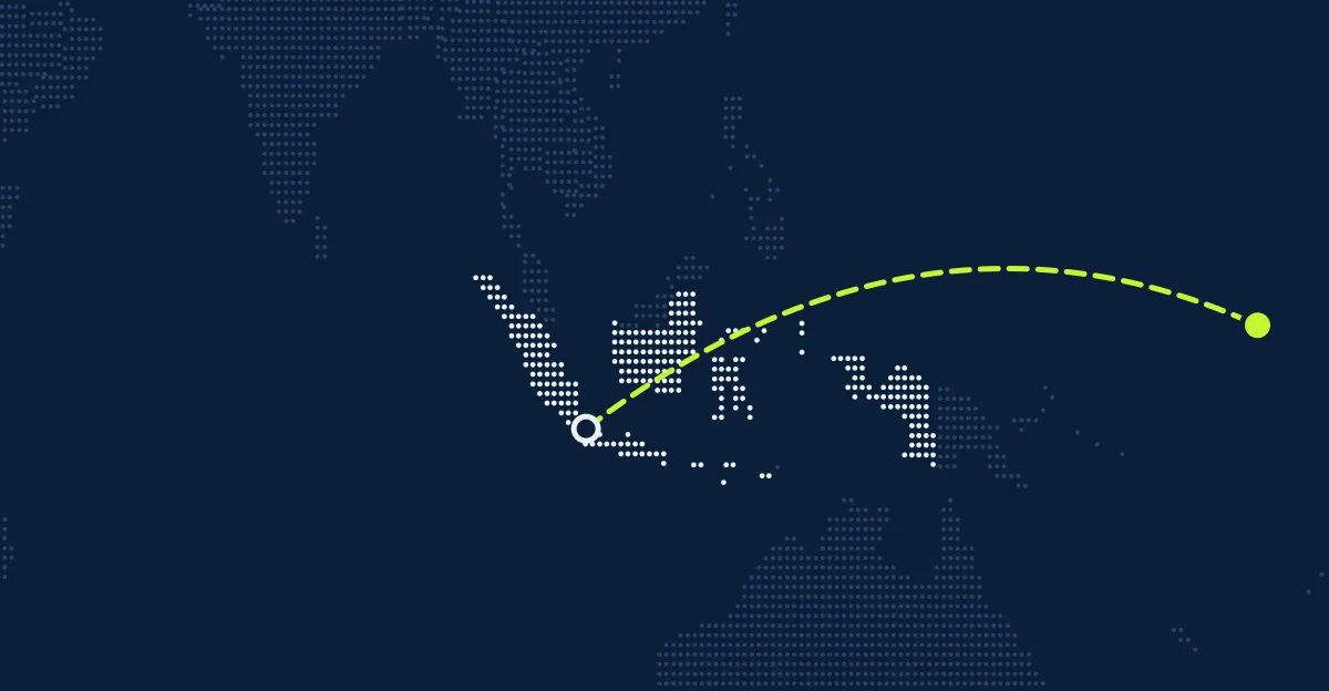 Indonesien → Kiribati