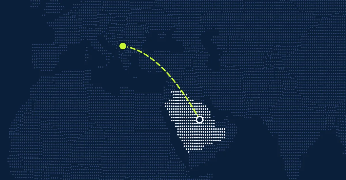 Arábia Saudita → Kosovo