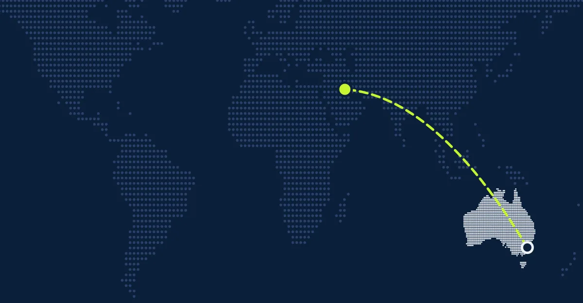 Austrália → Kuwait