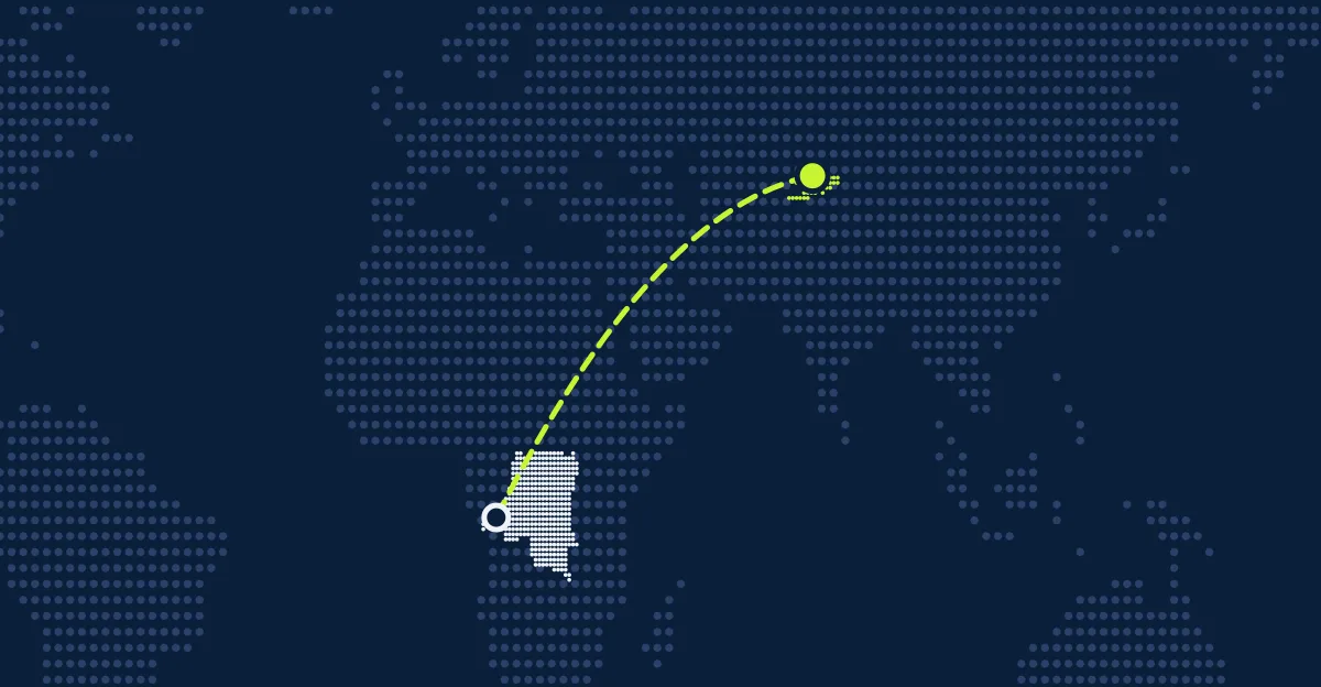 Congo - Kinshasa → Kyrgyzstan
