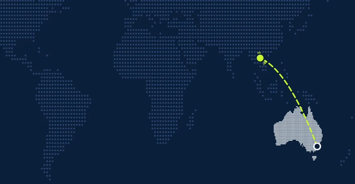 Austrália → Laos