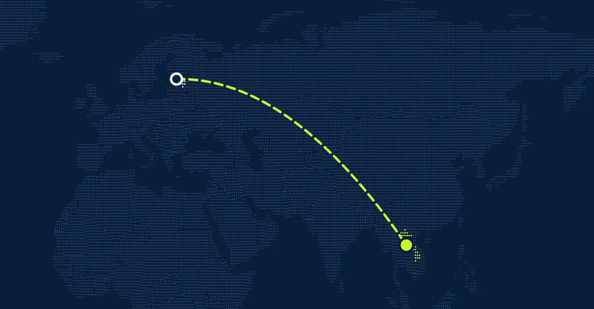 Estônia → Laos