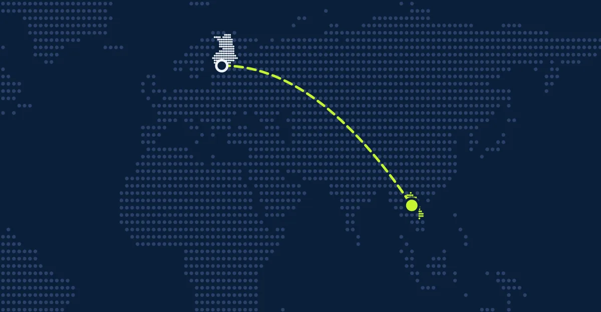 Finlândia → Laos