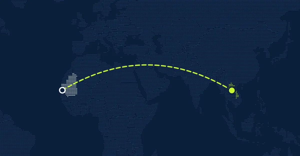 Mauritânia → Laos