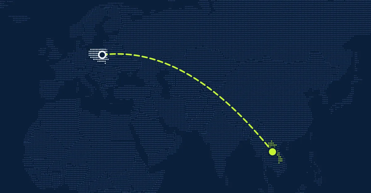 Польша → Лаос