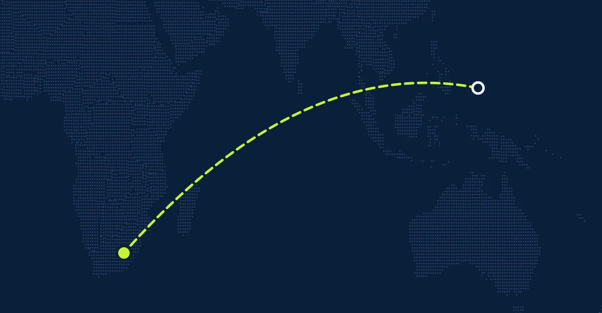 Palau → Lesoto