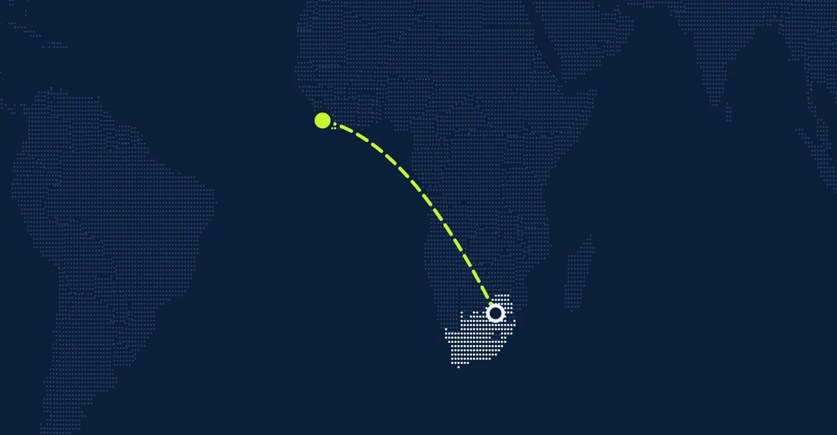 Afrique du Sud → Liberia