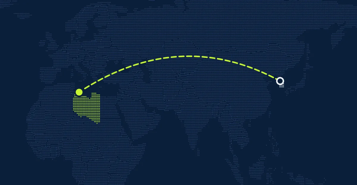 韓国 → リビア