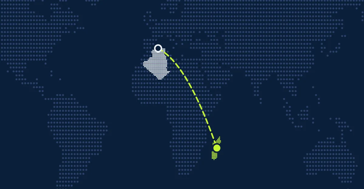 Argélia → Madagascar