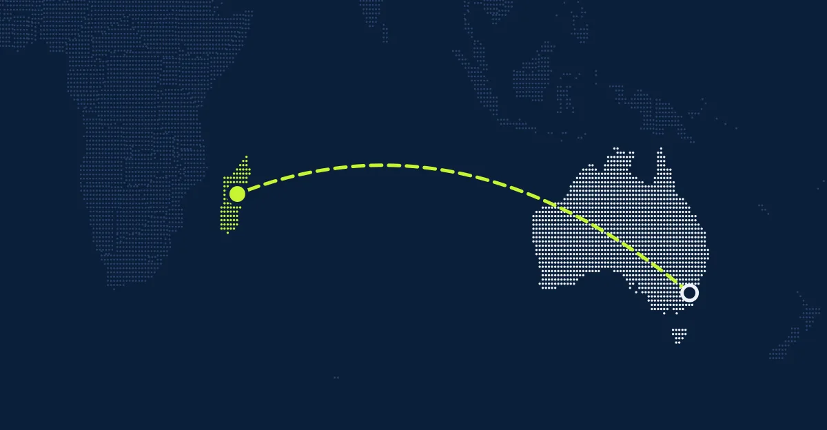 Australia → Madagaskar
