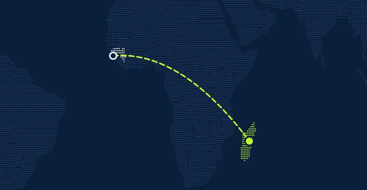 Guinea → Madagascar