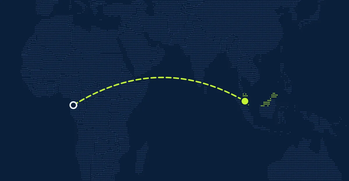 Guiné Equatorial → Malásia