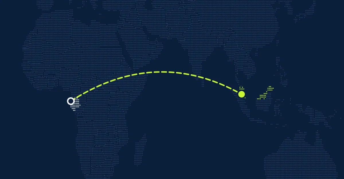 Gabão → Malásia