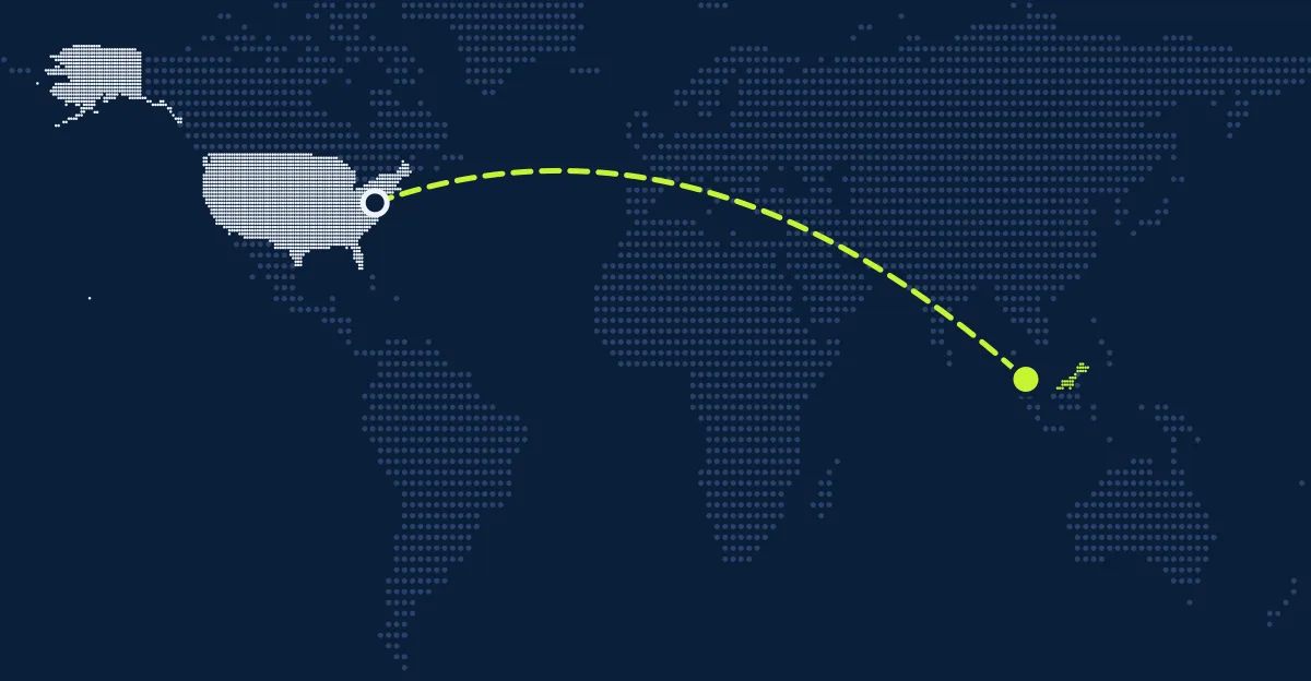 Estados Unidos → Malásia