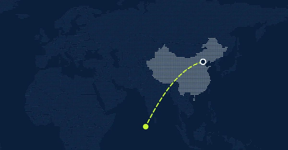 China → Malediven