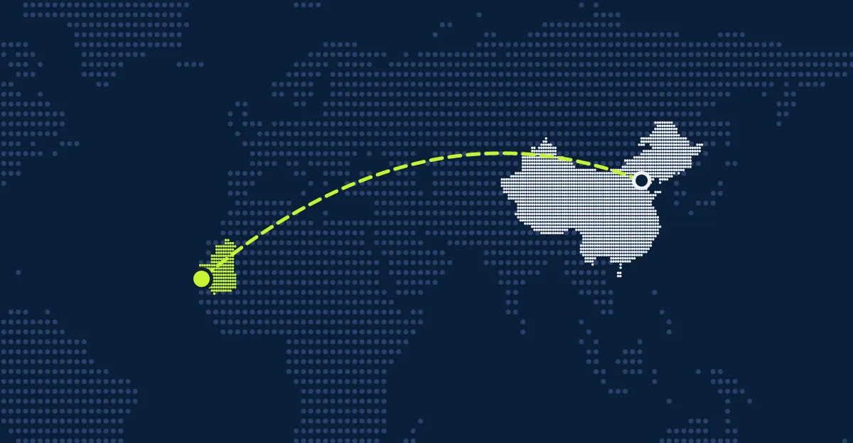 China → Mauritânia