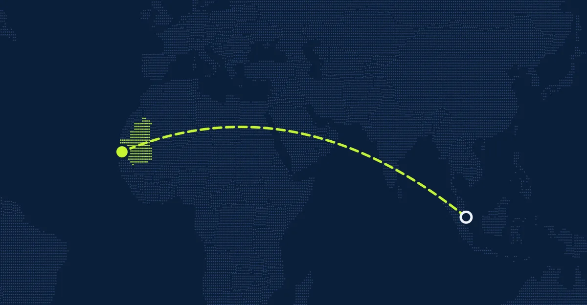 Singapura → Mauritânia