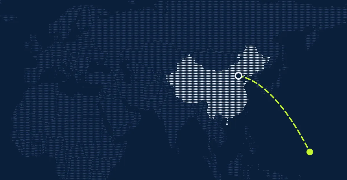 Tiongkok → Mikronesia