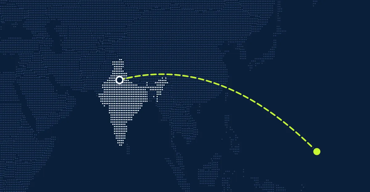 Indien → Mikronesien