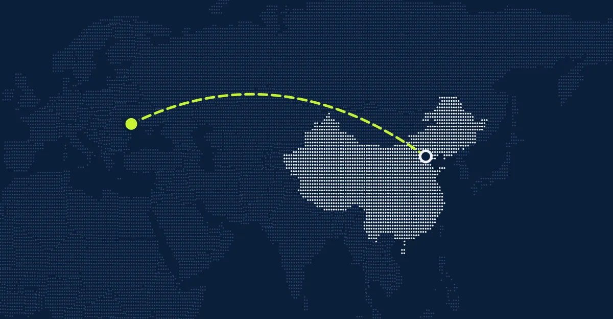 China → Moldávia