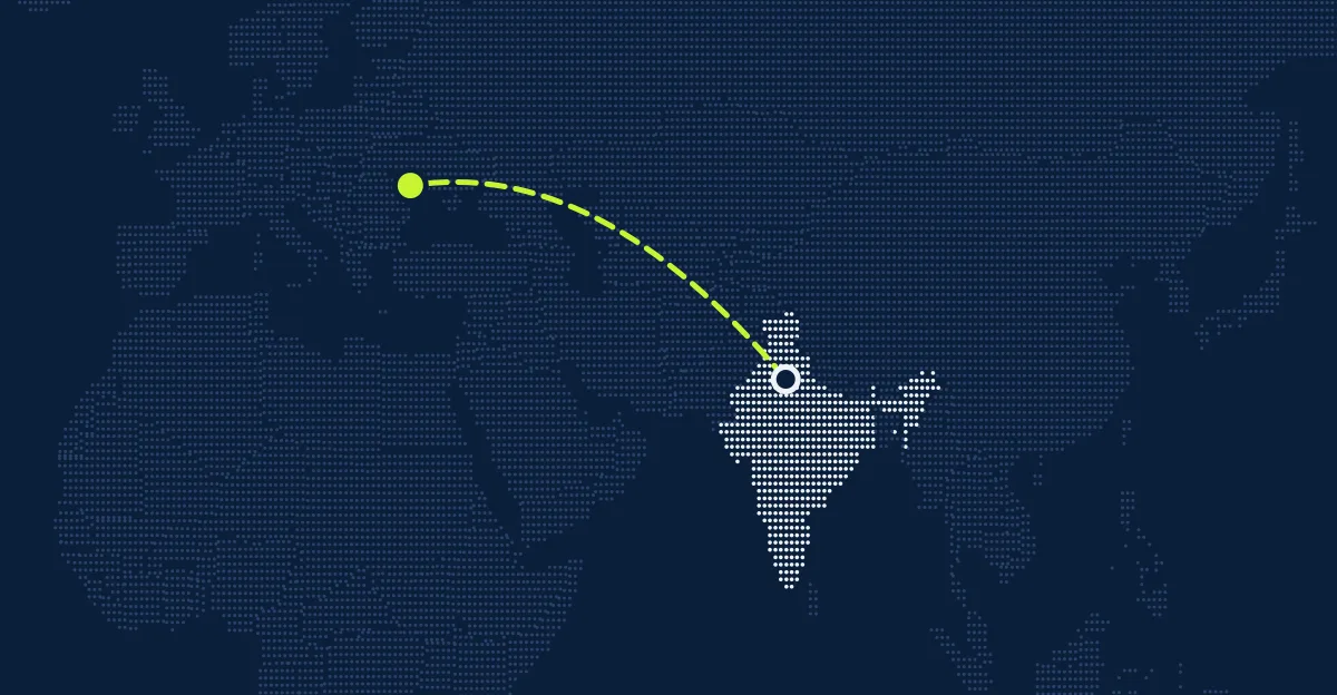 India → Moldova