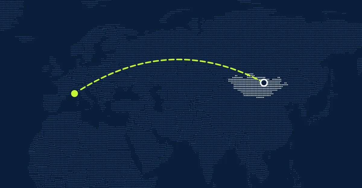 Mongolei → Monaco
