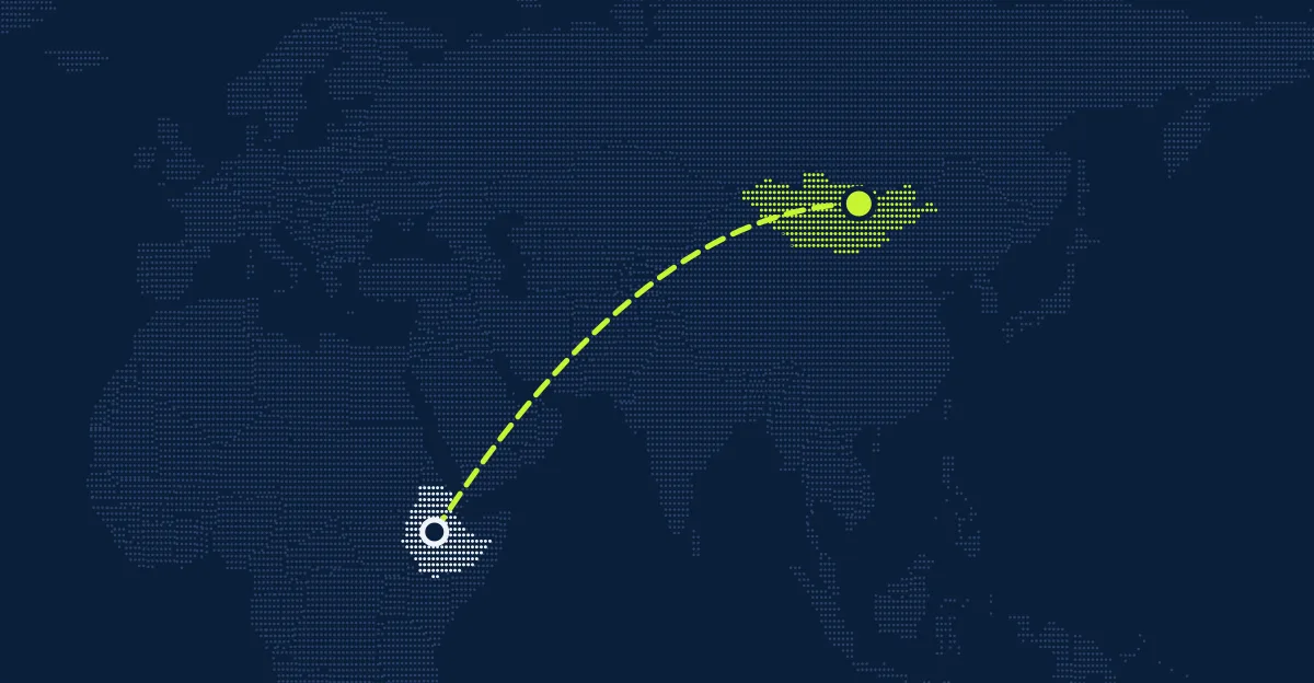 Etiopia → Mongolia