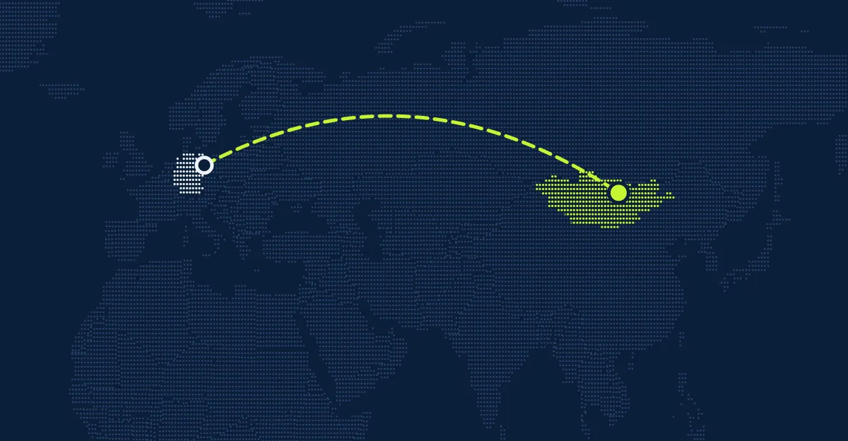 Германия → Монголия
