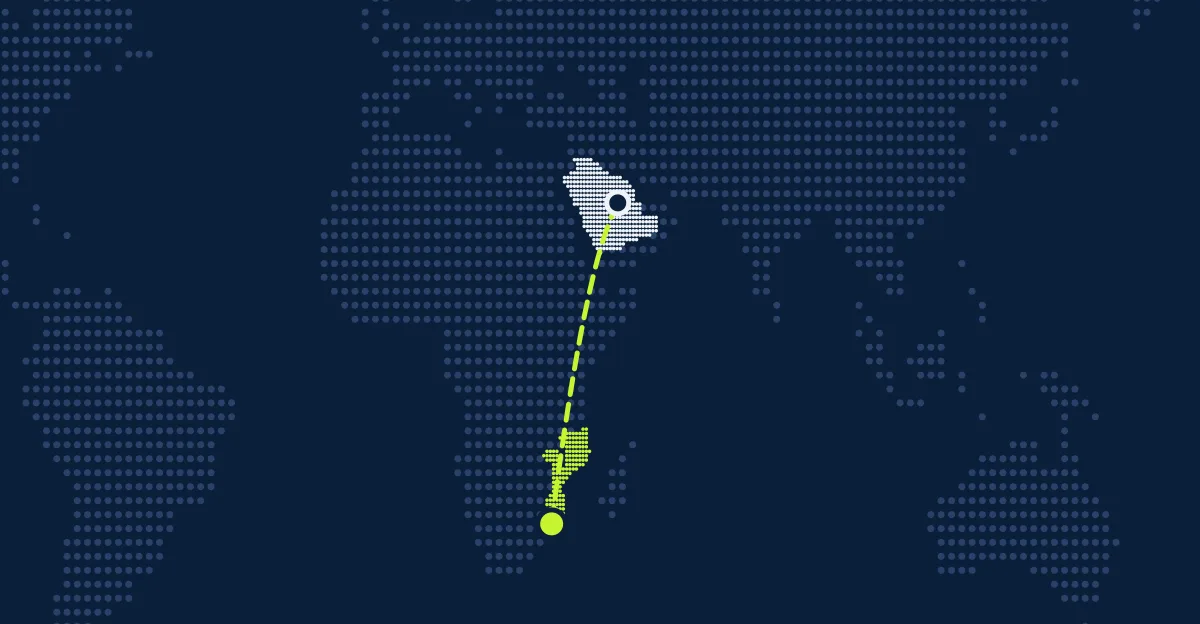 Arábia Saudita → Moçambique