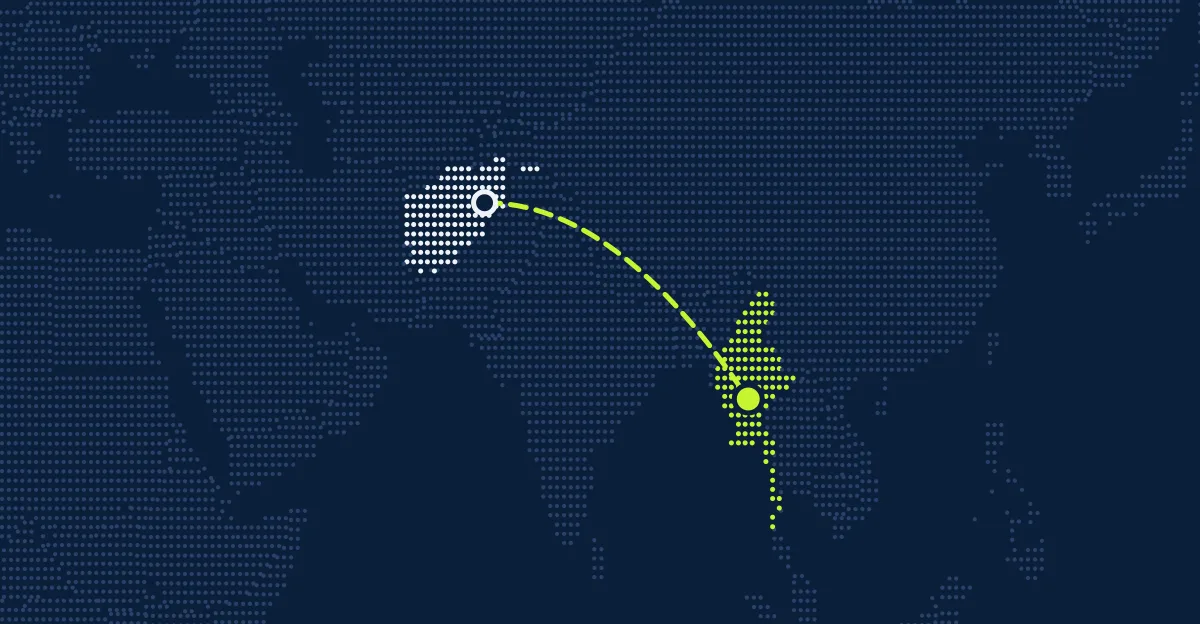 Afganistan → Myanmar (Burma)