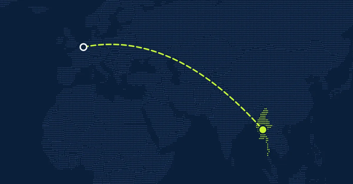 Belgien → Myanmar
