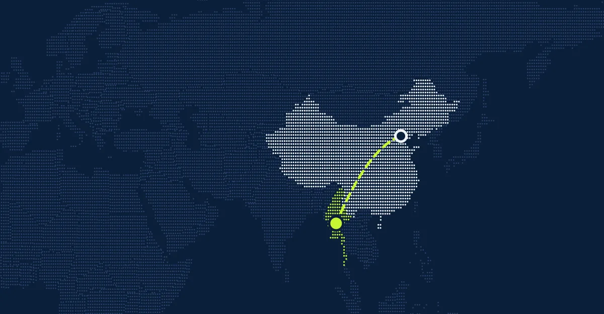 China → Mianmar (Birmânia)