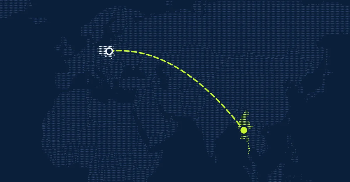 Polen → Myanmar