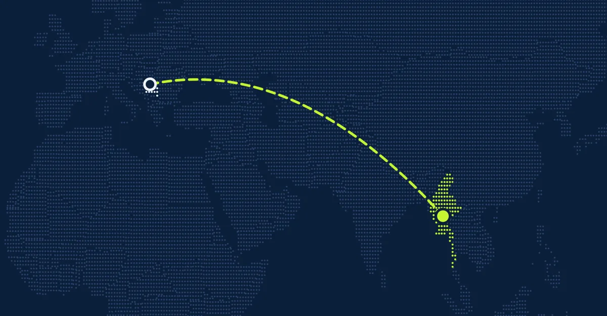 Serbien → Myanmar
