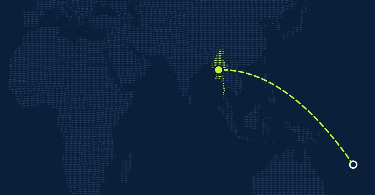 Vanuatu → Myanmar