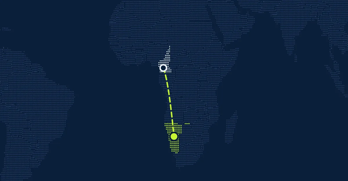 Kamerun → Namibya