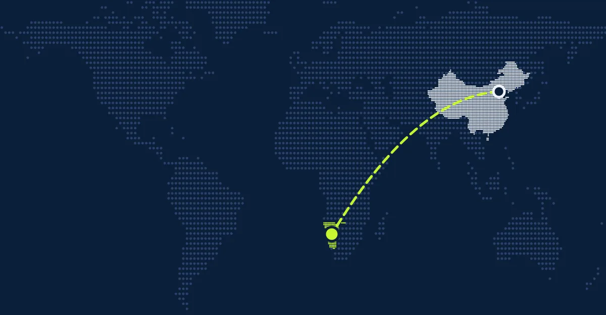 China → Namibia