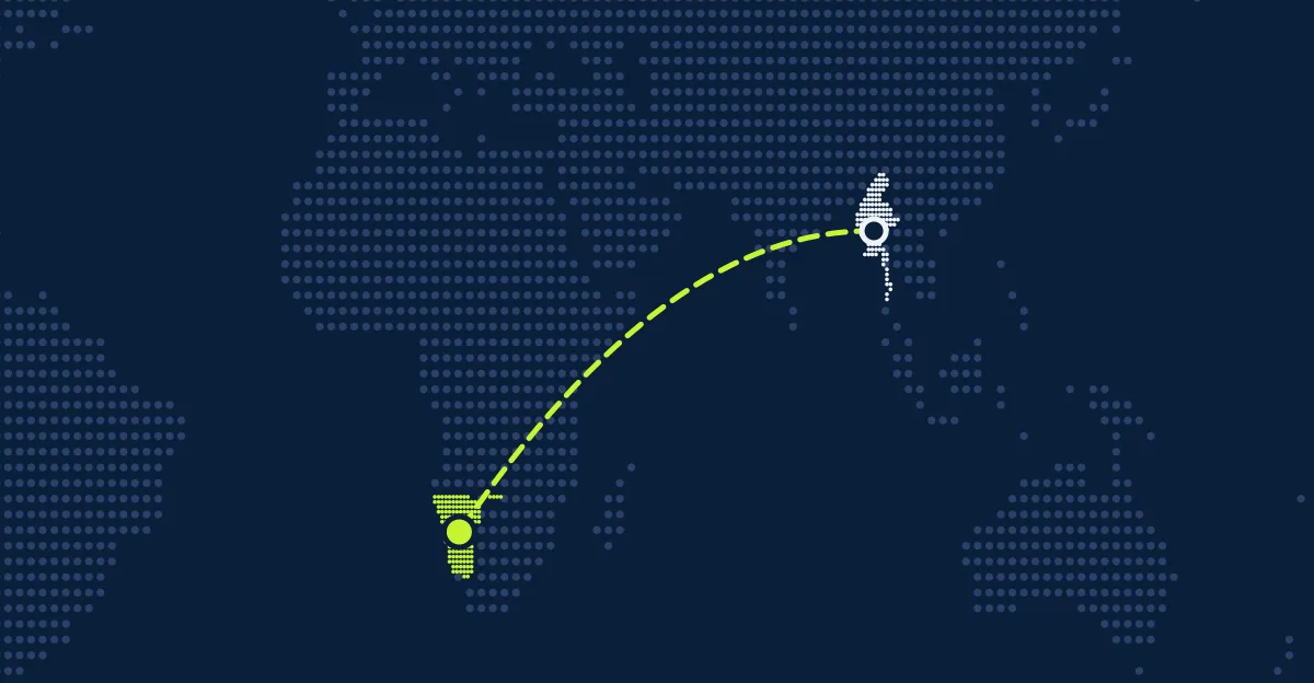 Myanmar (Birmania) → Namibia