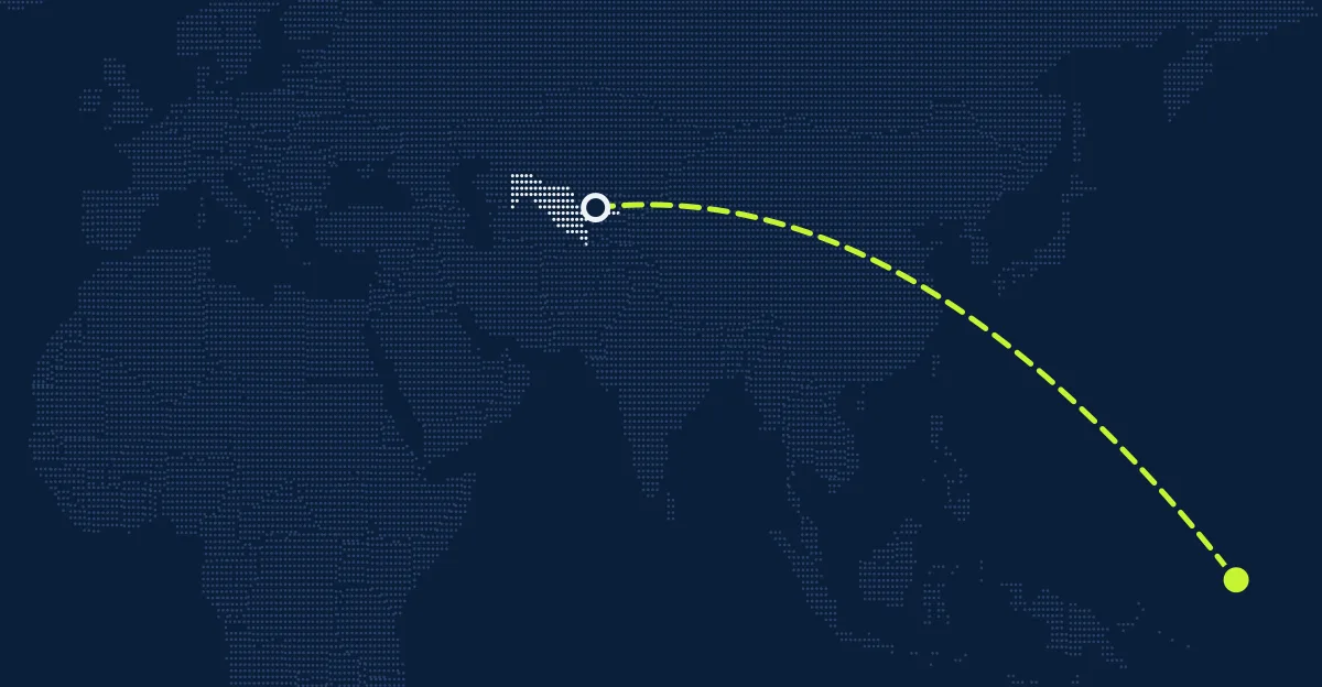 Uzbequistão → Nauru