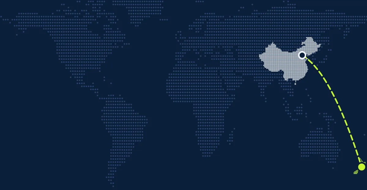 China → Neuseeland