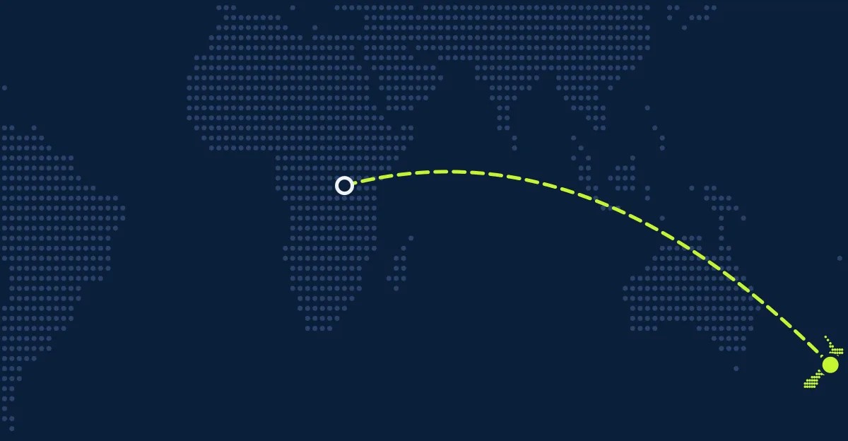 Ruanda → Nova Zelândia