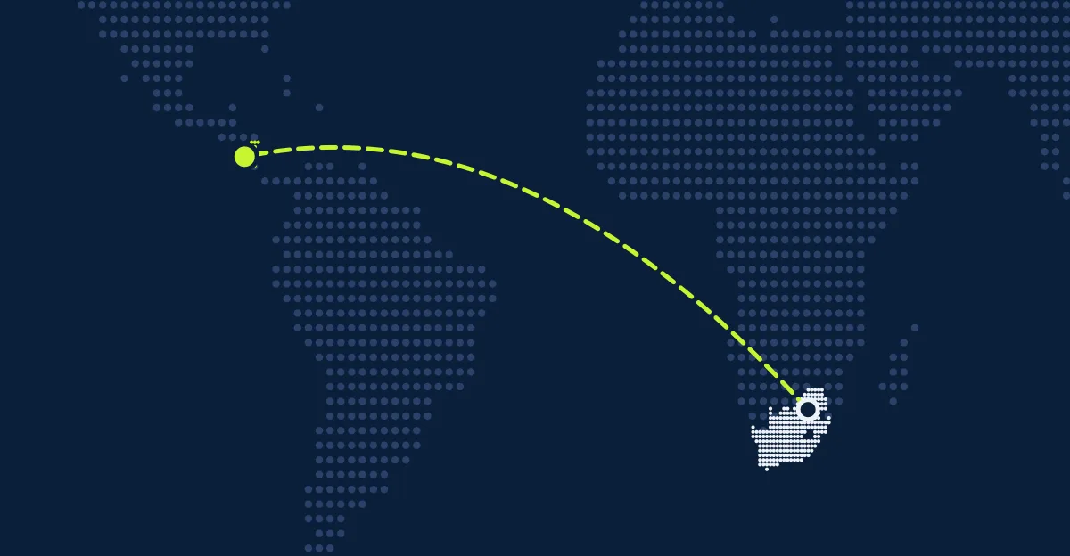 África do Sul → Nicarágua
