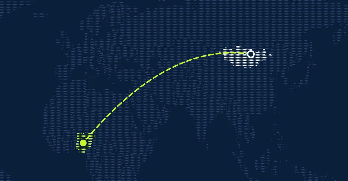 Mongólia → Nigéria